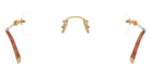 Miu Miu® MU 50YV Eyeglasses MU 50YV 5AK1O1 52 - Gold