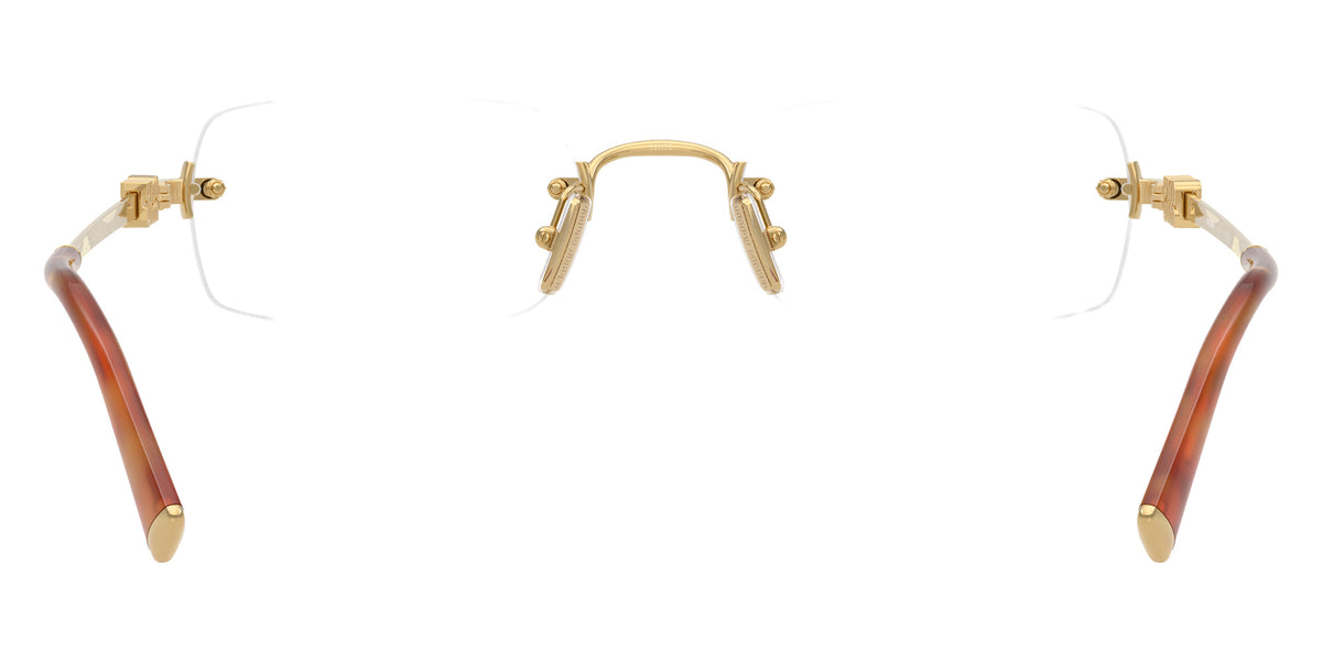 Miu Miu® MU 50YV Eyeglasses MU 50YV 5AK1O1 52 - Gold