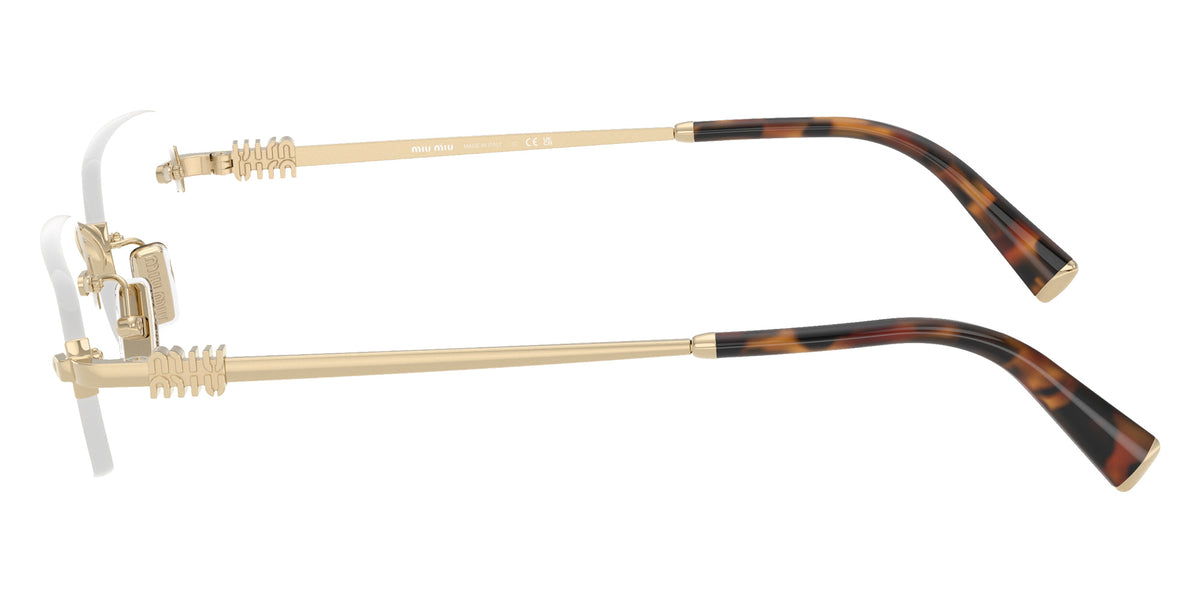 Miu Miu® MU 50YV Eyeglasses MU 50YV ZVN1O1 52 - Pale Gold