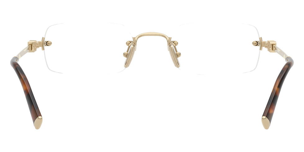 Miu Miu® MU 50YV Eyeglasses MU 50YV ZVN1O1 52 - Pale Gold