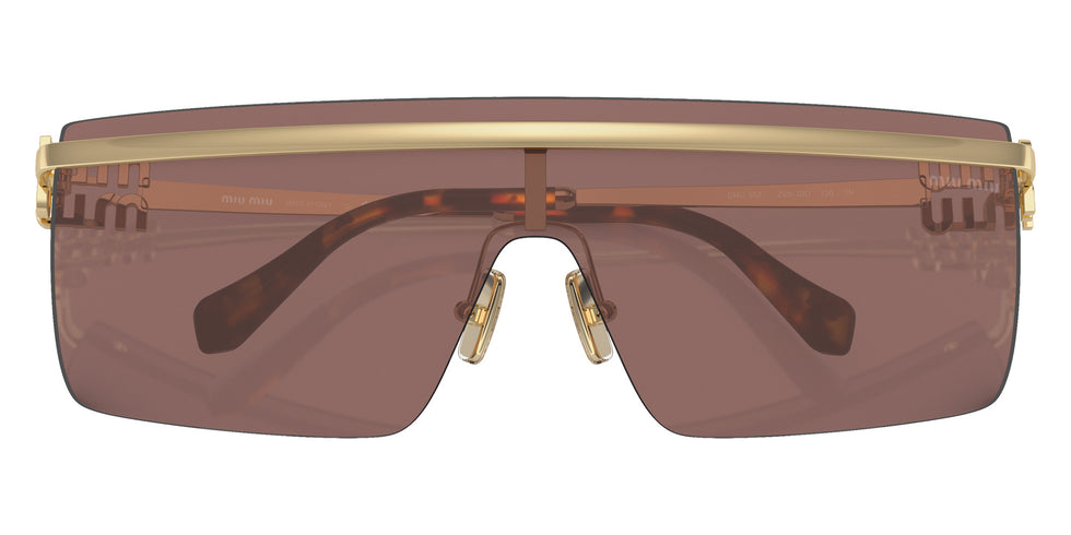 Miu Miu® MU 50ZS Sunglasses MU 50ZS ZVN70D 42 - Pale Gold