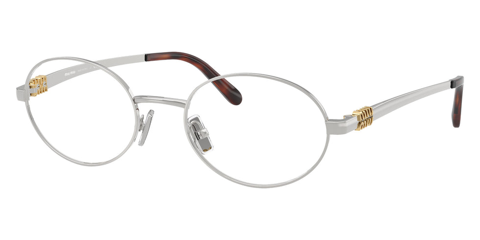 Miu Miu® MU 50ZV Eyeglasses MU 50ZV 1BC1O1 52 - Silver