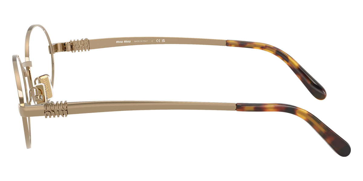 Miu Miu® MU 50ZV Eyeglasses MU 50ZV 7OE1O1 52 - Old Gold