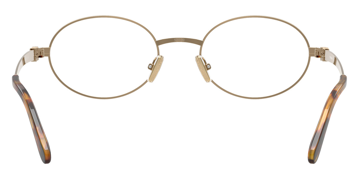 Miu Miu® MU 50ZV Eyeglasses MU 50ZV 7OE1O1 52 - Old Gold