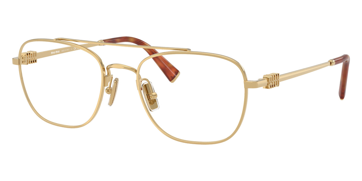Miu Miu® MU 51WV Eyeglasses MU 51WV 5AK1O1 53 - Gold