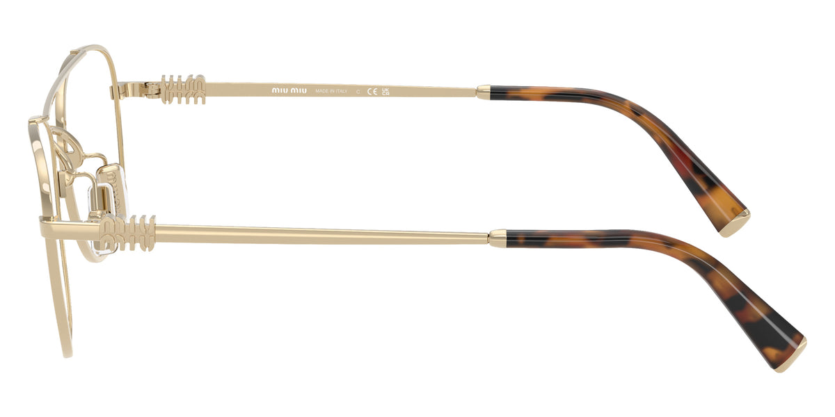 Miu Miu® MU 51WV Eyeglasses MU 51WV ZVN1O1 53 - Pale Gold