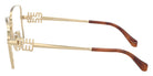 Miu Miu® MU 51XV Eyeglasses MU 51XV 14M1O1 54 - Pale Gold