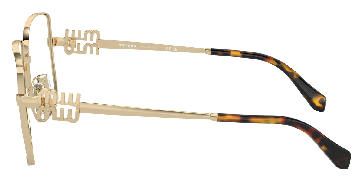Miu Miu® MU 51XV Eyeglasses MU 51XV ZVN1O1 54 - Pale Gold