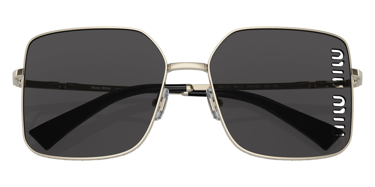 Miu Miu® MU 51YS Sunglasses MU 51YS ZVN5S0 60 - Pale Gold