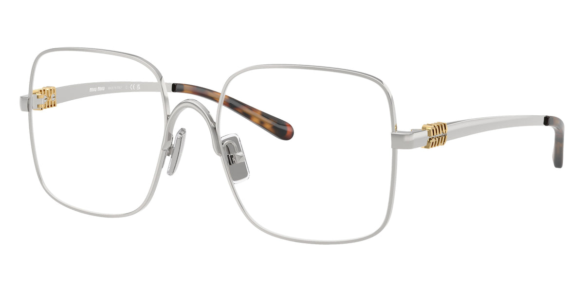 Miu Miu® MU 51YV Eyeglasses MU 51YV 1BC1O1 53 - Silver