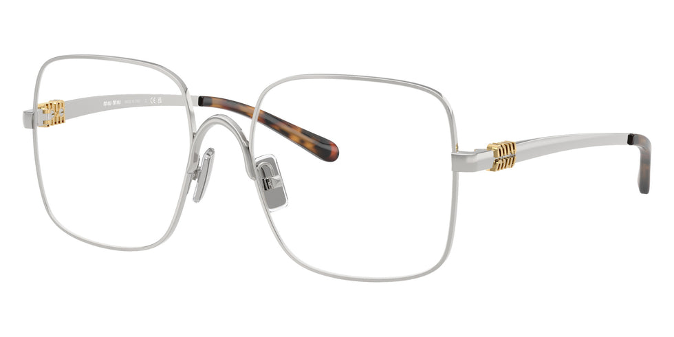 Miu Miu® MU 51YV Eyeglasses MU 51YV 1BC1O1 53 - Silver