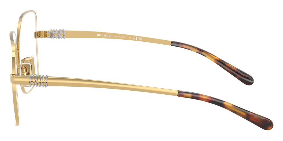 Miu Miu® MU 51YV Eyeglasses MU 51YV 5AK1O1 53 - Gold