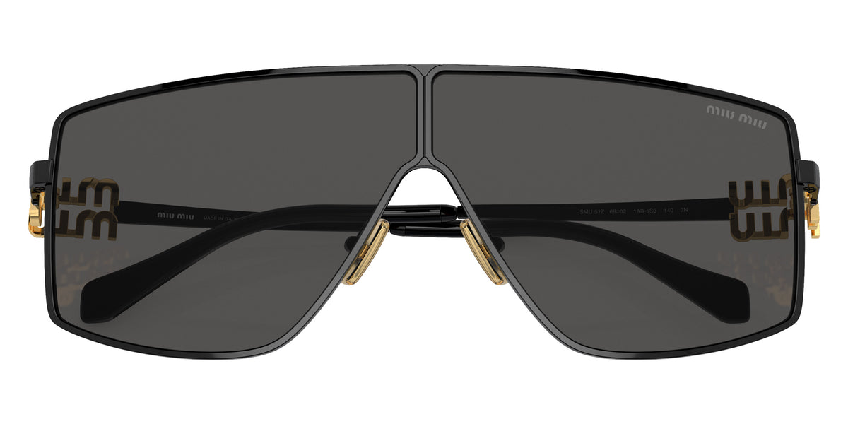 Miu Miu® MU 51ZS Sunglasses MU 51ZS 1AB5S0 69 - Black
