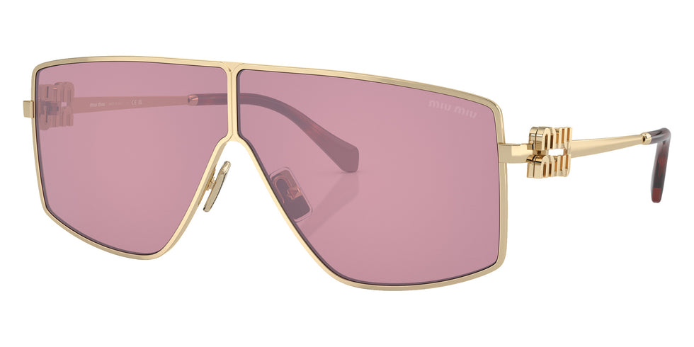 Miu Miu® MU 51ZS Sunglasses MU 51ZS ZVN50D 69 - Pale Gold
