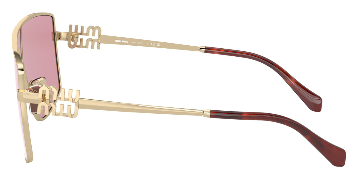 Miu Miu® MU 51ZS Sunglasses MU 51ZS ZVN50D 69 - Pale Gold