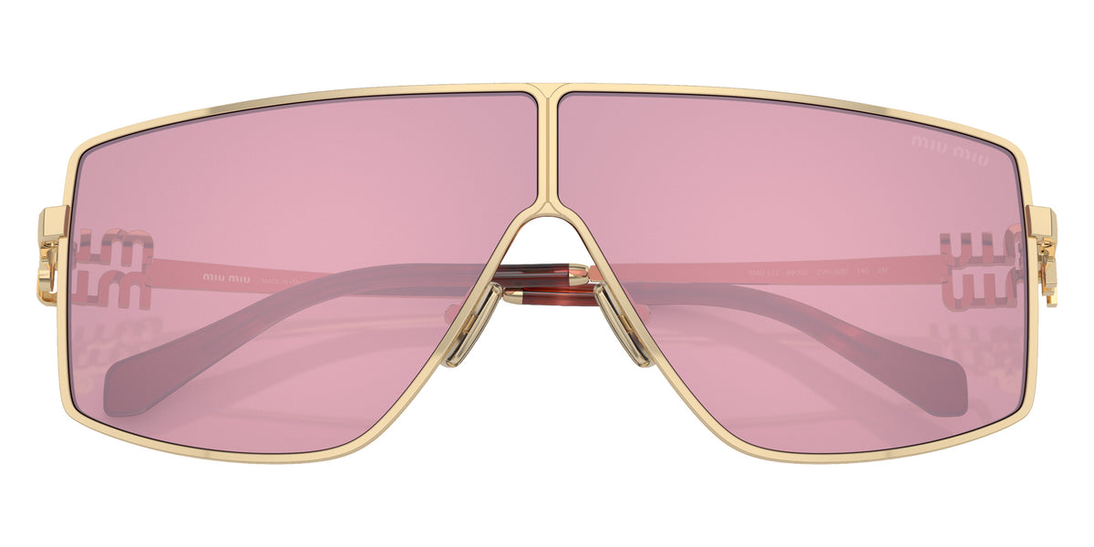 Miu Miu® MU 51ZS Sunglasses MU 51ZS ZVN50D 69 - Pale Gold