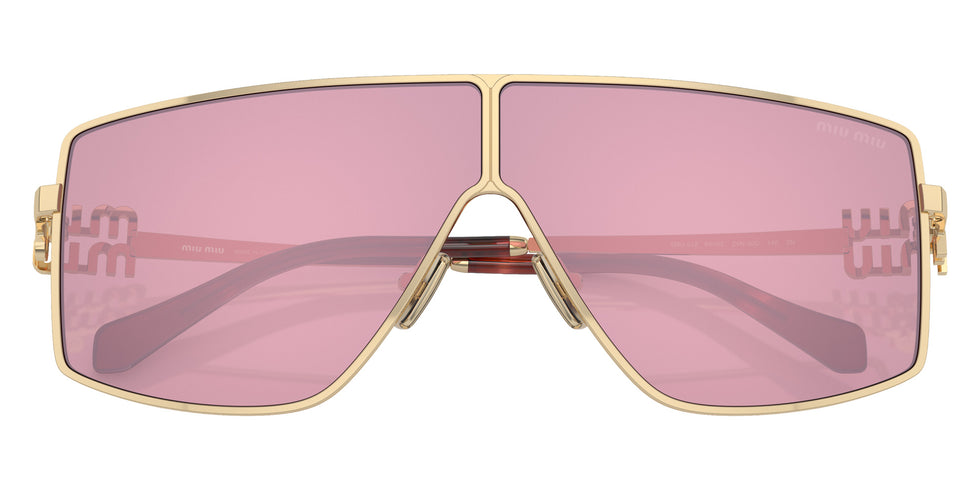 Miu Miu® MU 51ZS Sunglasses MU 51ZS ZVN50D 69 - Pale Gold