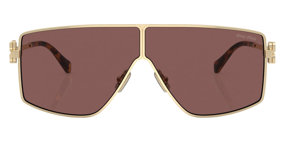 Miu Miu® MU 51ZS Sunglasses MU 51ZS ZVN70D 69 - Pale Gold