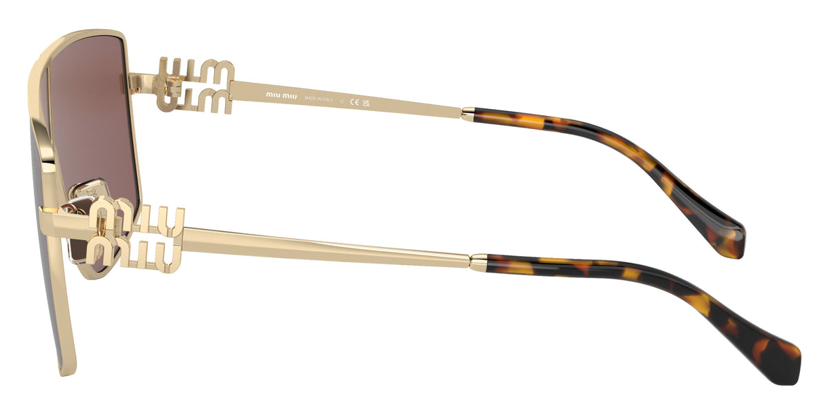 Miu Miu® MU 51ZS Sunglasses MU 51ZS ZVN70D 69 - Pale Gold