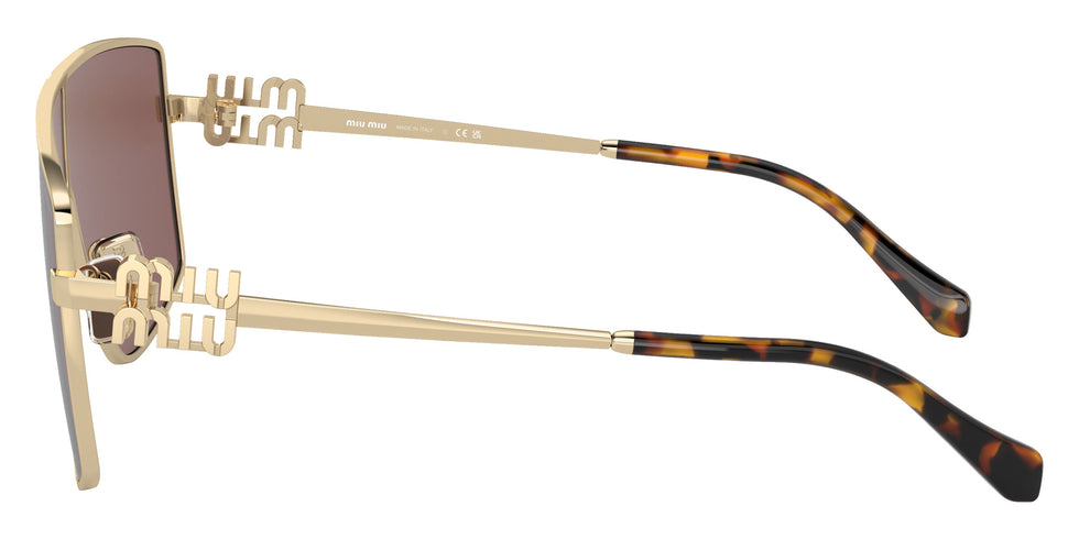 Miu Miu® MU 51ZS Sunglasses MU 51ZS ZVN70D 69 - Pale Gold