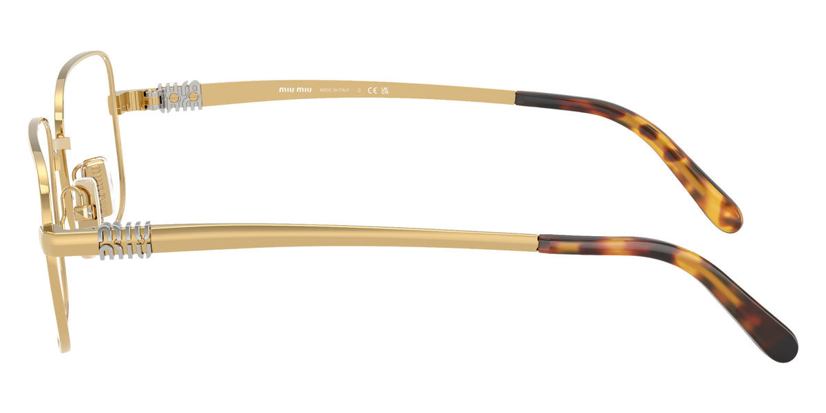 Miu Miu® MU 51ZV Eyeglasses MU 51ZV 5AK1O1 52 - Gold