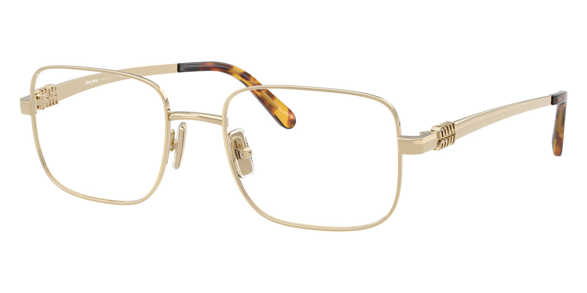 Miu Miu® MU 51ZV Eyeglasses MU 51ZV ZVN1O1 52 - Pale Gold