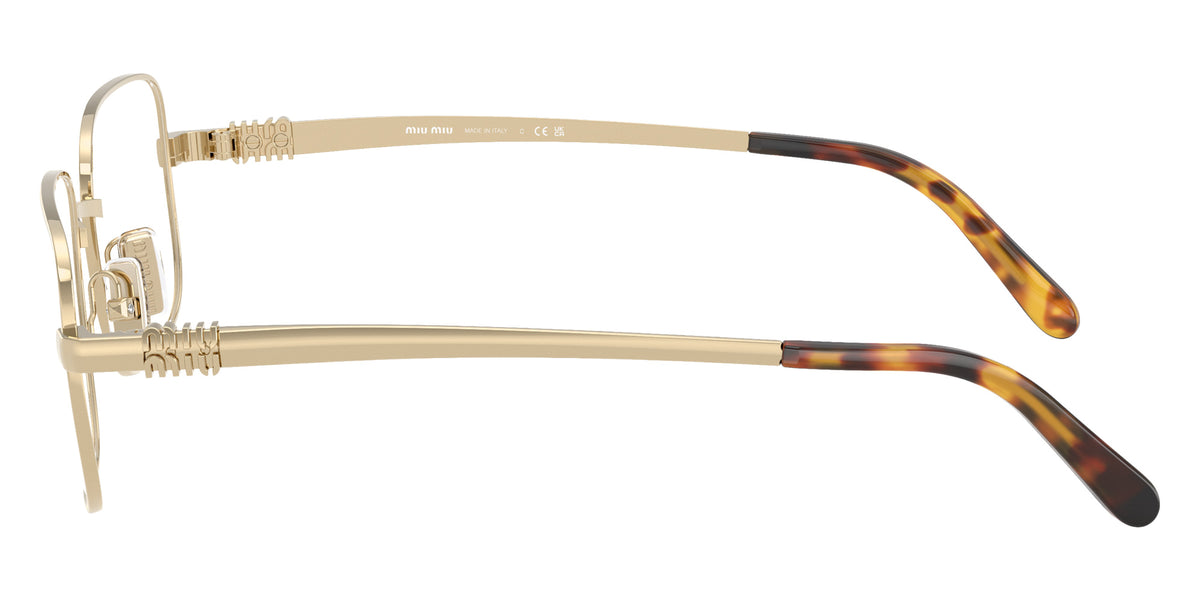 Miu Miu® MU 51ZV Eyeglasses MU 51ZV ZVN1O1 52 - Pale Gold