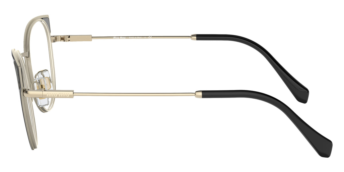 Miu Miu® MU 52TV Eyeglasses MU 52TV 1AB1O1 52 - Pale Gold