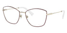 Miu Miu® MU 52UV Eyeglasses MU 52UV 09X1O1 56 - Pale Gold