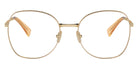 Miu Miu® MU 52VV Eyeglasses MU 52VV 14M1O1 56 - Pale Gold