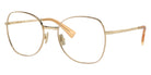 Miu Miu® MU 52VV Eyeglasses MU 52VV 14M1O1 56 - Pale Gold