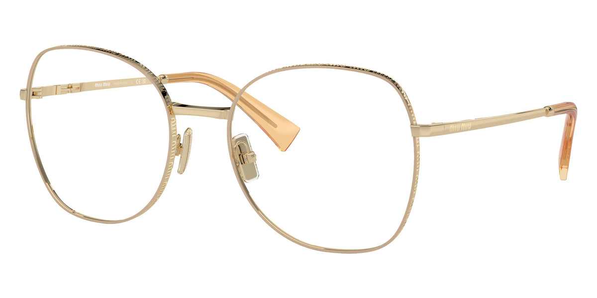 Miu Miu® MU 52VV Eyeglasses MU 52VV 14M1O1 56 - Pale Gold