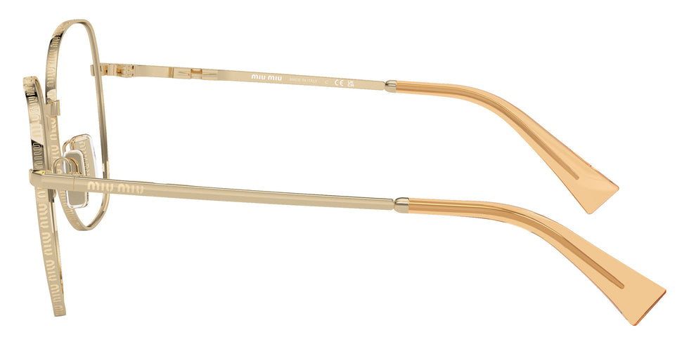 Miu Miu® MU 52VV Eyeglasses MU 52VV 14M1O1 56 - Pale Gold