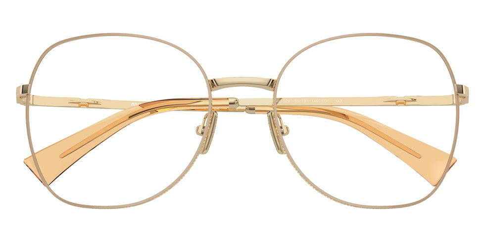 Miu Miu® MU 52VV Eyeglasses MU 52VV 14M1O1 56 - Pale Gold