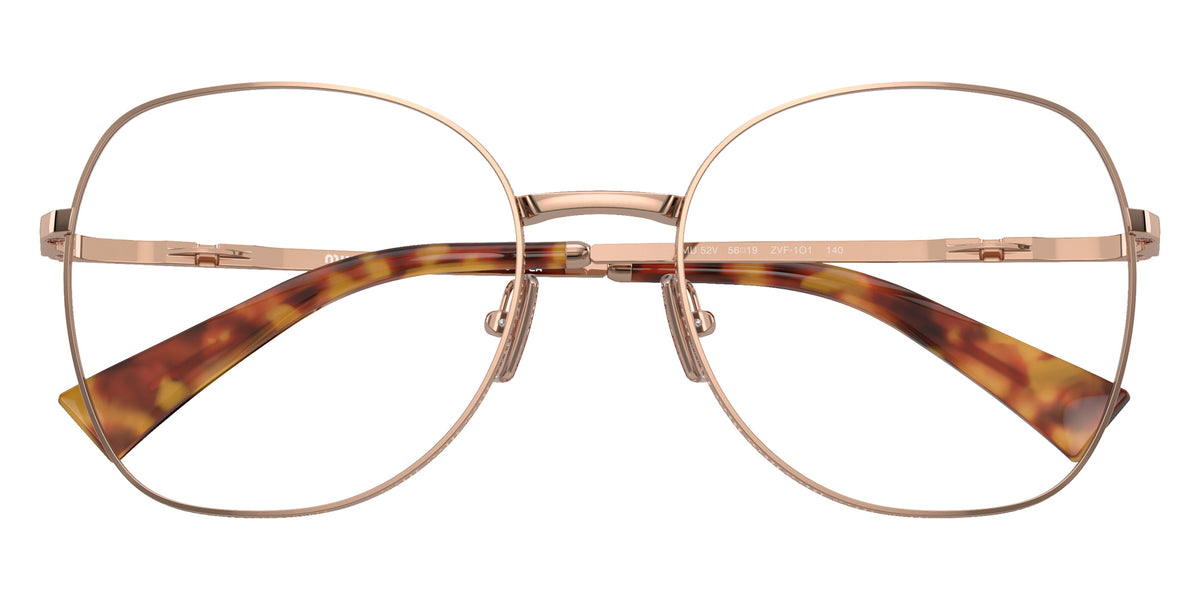 Miu Miu® MU 52VV Eyeglasses MU 52VV ZVF1O1 56 - Rose Gold