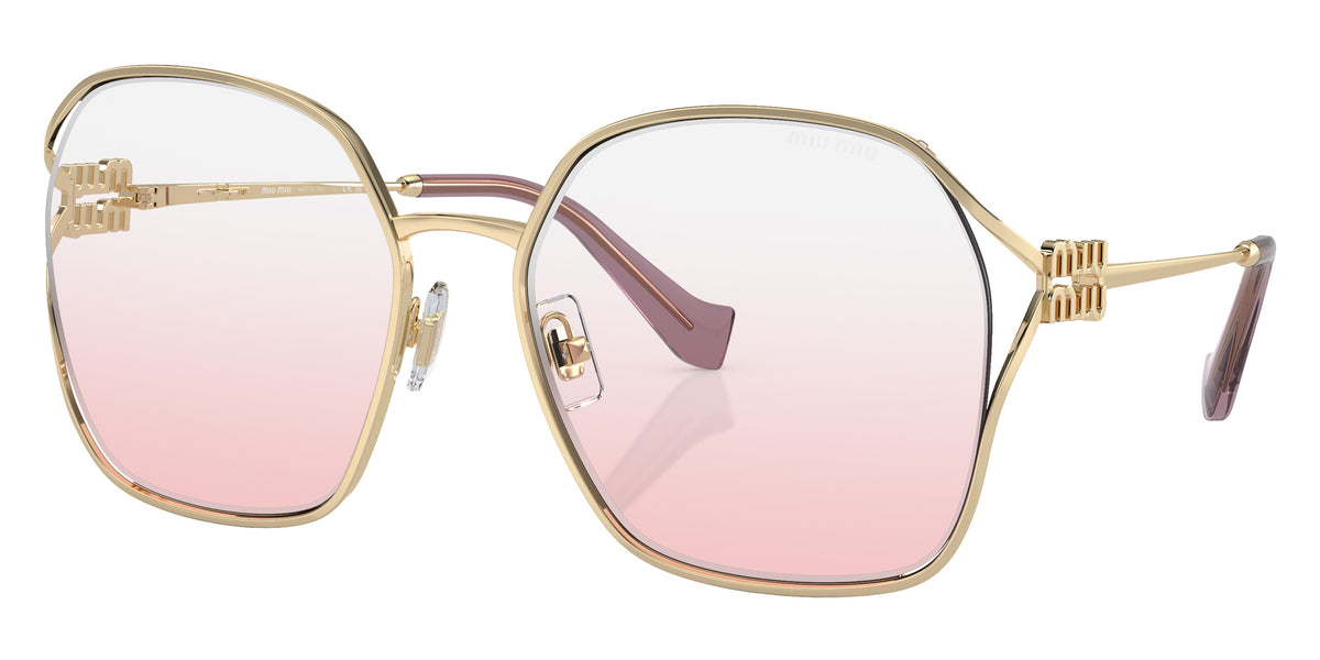 Miu Miu® MU 52WS Sunglasses MU 52WS ZVN04Z 60 - Pale Gold