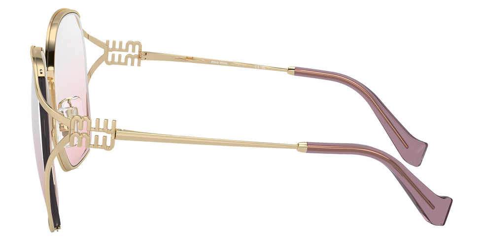 Miu Miu® MU 52WS Sunglasses MU 52WS ZVN04Z 60 - Pale Gold