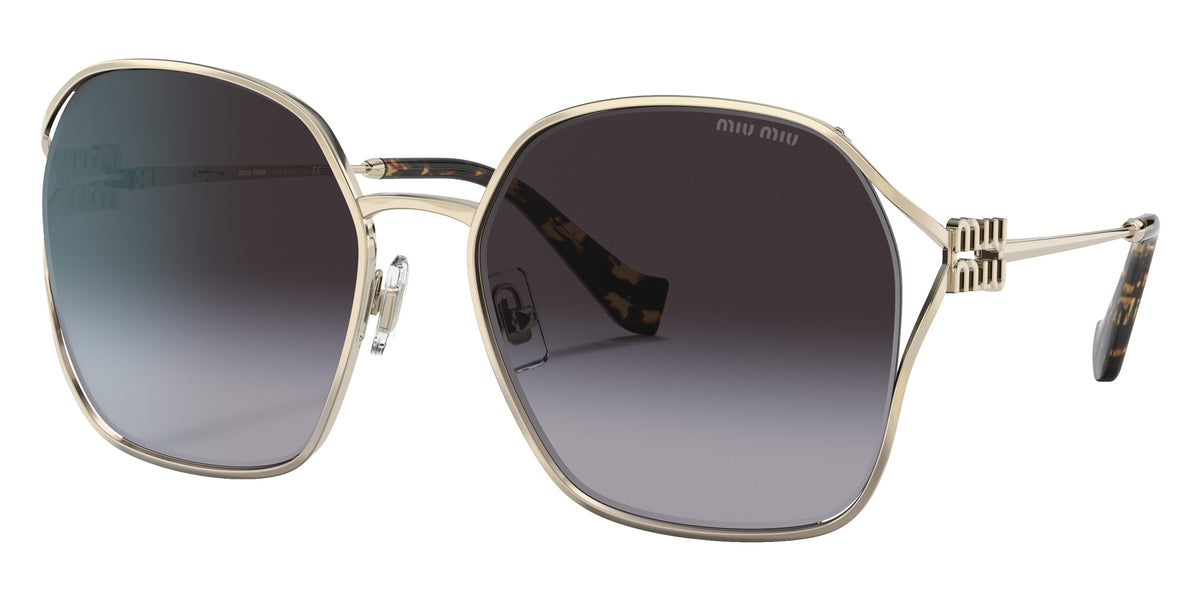 Miu Miu® MU 52WS Sunglasses MU 52WS ZVN5D1 60 - Pale Gold