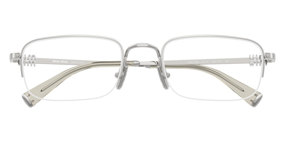 Miu Miu® MU 52WV Eyeglasses MU 52WV 1BC1O1 51 - Silver