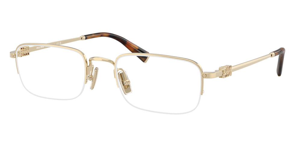 Miu Miu® MU 52WV Eyeglasses MU 52WV ZVN1O1 53 - Pale Gold