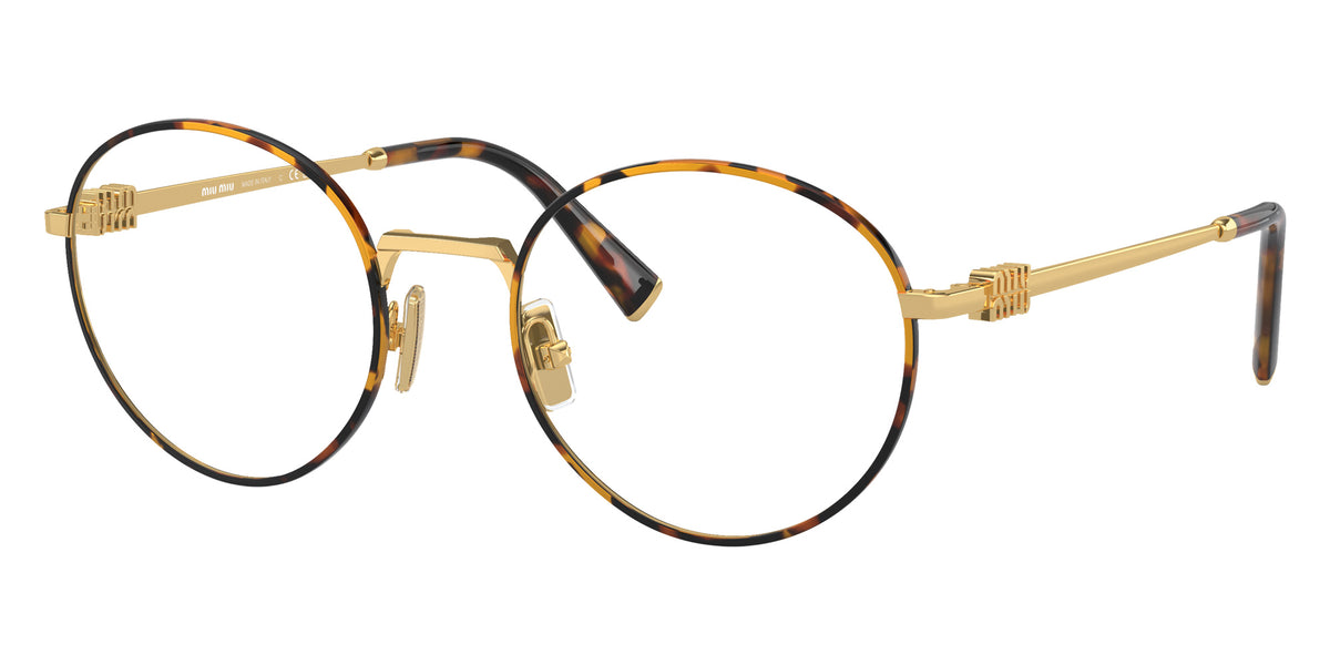 Miu Miu® MU 52XV Eyeglasses MU 52XV 14U1O1 52 - Gold