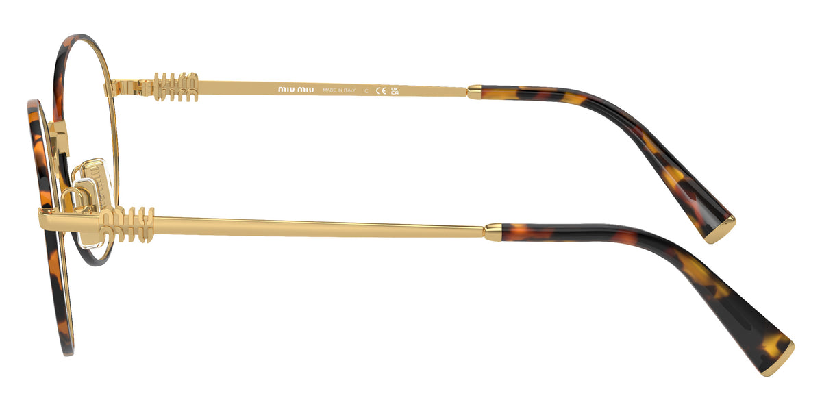 Miu Miu® MU 52XV Eyeglasses MU 52XV 14U1O1 52 - Gold