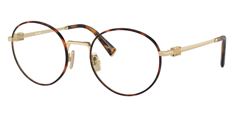 Miu Miu® MU 52XV Eyeglasses MU 52XV 15U1O1 50 - Pale Gold