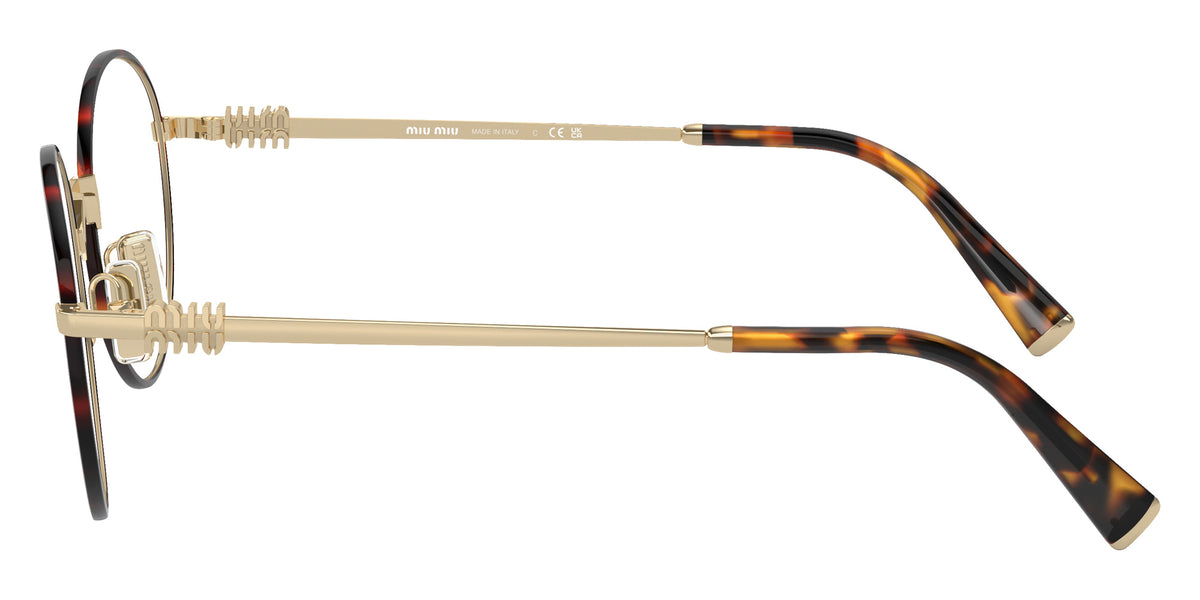 Miu Miu® MU 52XV Eyeglasses MU 52XV 15U1O1 50 - Pale Gold