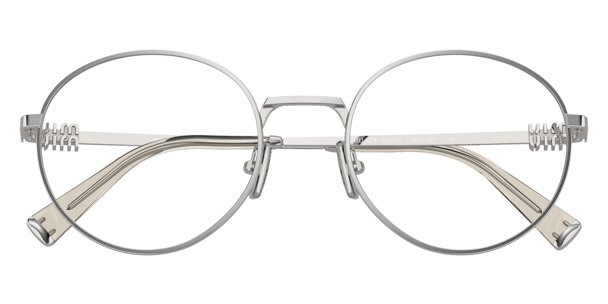 Miu Miu® MU 52XV Eyeglasses MU 52XV 1BC1O1 52 - Silver