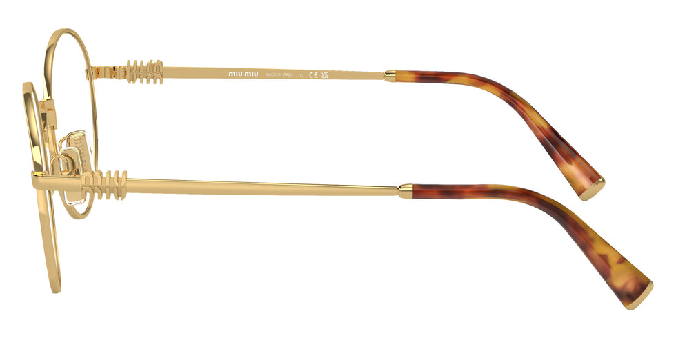 Miu Miu® MU 52XV Eyeglasses MU 52XV 5AK1O1 50 - Gold