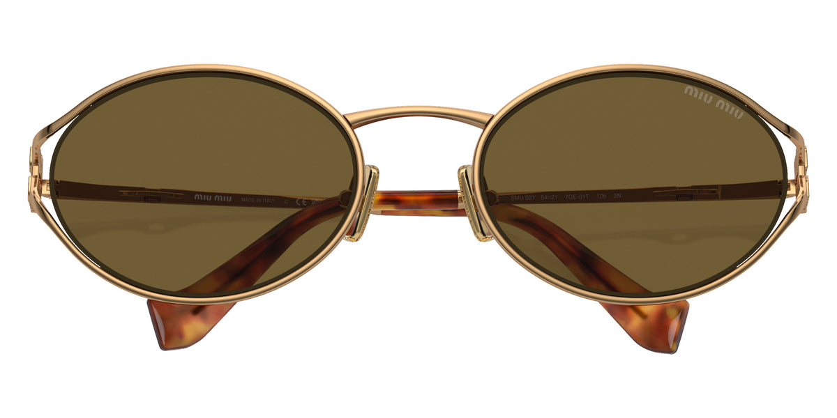 Miu Miu® MU 52YS Sunglasses MU 52YS 7OE01T 54 - Brass Gold