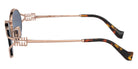 Miu Miu® MU 52YS Sunglasses MU 52YS ZVF1V1 54 - Pink Gold