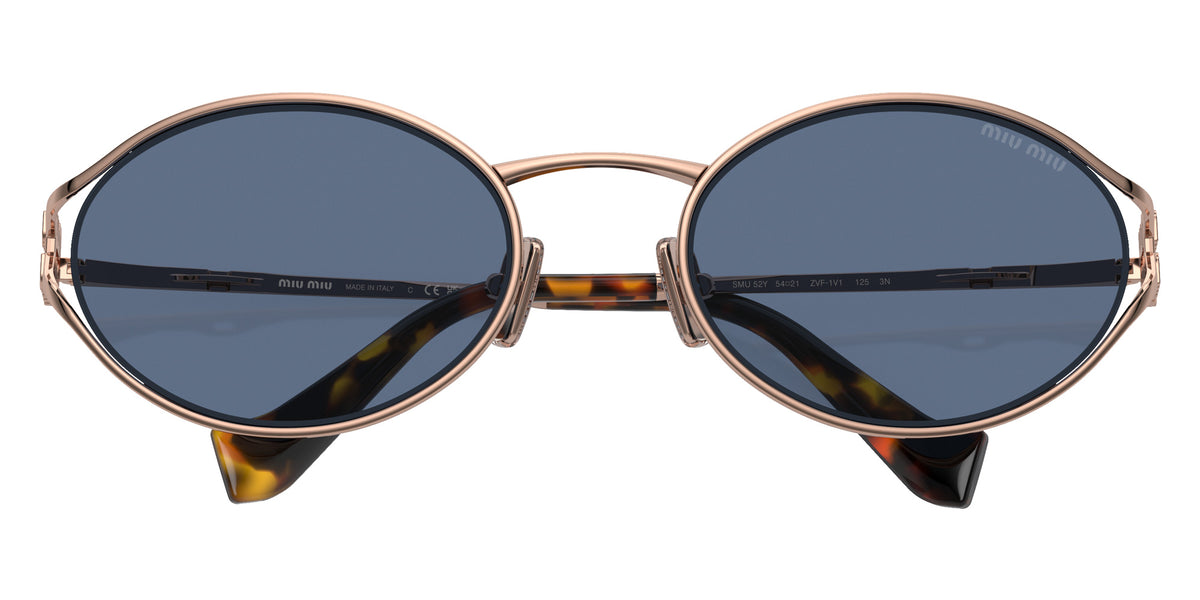 Miu Miu® MU 52YS Sunglasses MU 52YS ZVF1V1 54 - Pink Gold