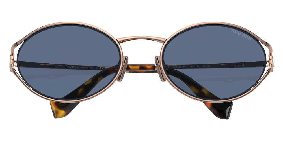 Miu Miu® MU 52YS Sunglasses MU 52YS ZVF1V1 54 - Pink Gold